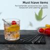 Cocktail Picks for Drinks 8 PCS Stainless Steel Reble Cocktail Toothpicks Olive Stuffers Martini Picks Set for Food and Drinks,Bar Party,Barbeque