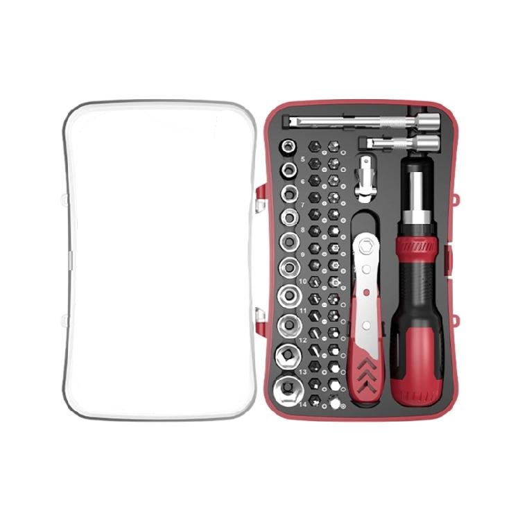 Professional Industrial Magnetic Ratcheting Driver Set Alloy Gear Mechanism 3 Speed Control For Professional Mechanics красный