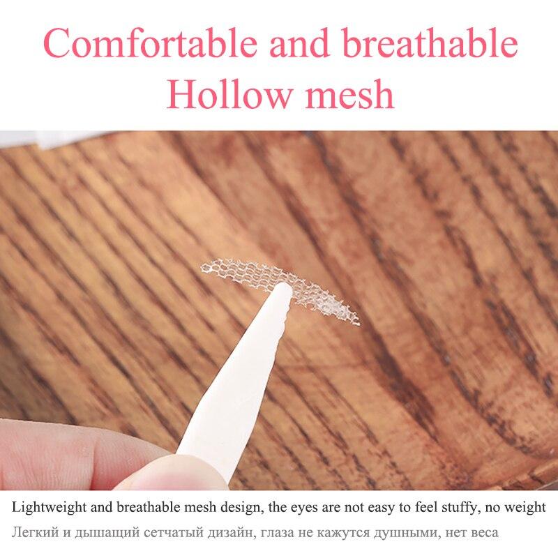 240Pcs Double Fold Eyelid Tape Sticker Lace Nature Clear Beige Stripe Self-adhesive Natural Eye Makeup Make Up With Tool New