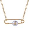 Empress Dowager Saturn Pearl Necklace & Bracelet Set - Women's Luxury Paperclip Design Accessories