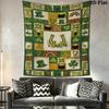 St.Patrick's Day Wall Tapestry Aesthetic Wall Hanging Printed Fabric Blanket Decorative Tapestries for Bedroom Living Room Home Decor