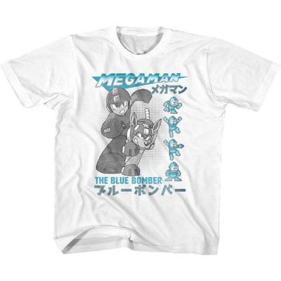 Mega Man Capcom Video Game Blue Bomber Youth T-Shirt Tee