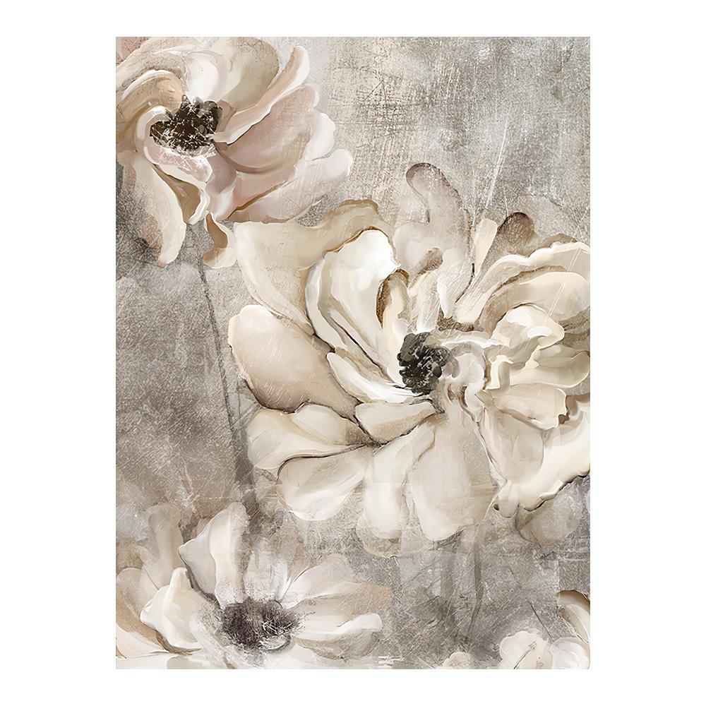 Scandinavian Modern Kapok White Flower Canvas Paintings Nordic Style Prints and Poster Wall Art Pictures for Living Room Home Decor No Frame