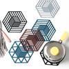 Creative Silicone Hexagon Geometric Drink Holder Hollow Placemat Coaster Cup Pad Trivet Mats