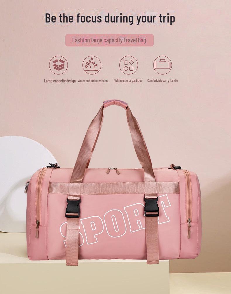 Unisex Sports Duffel: Wet/Dry Separation, Large Capacity, Ideal for Gym, Travel, and Swimming