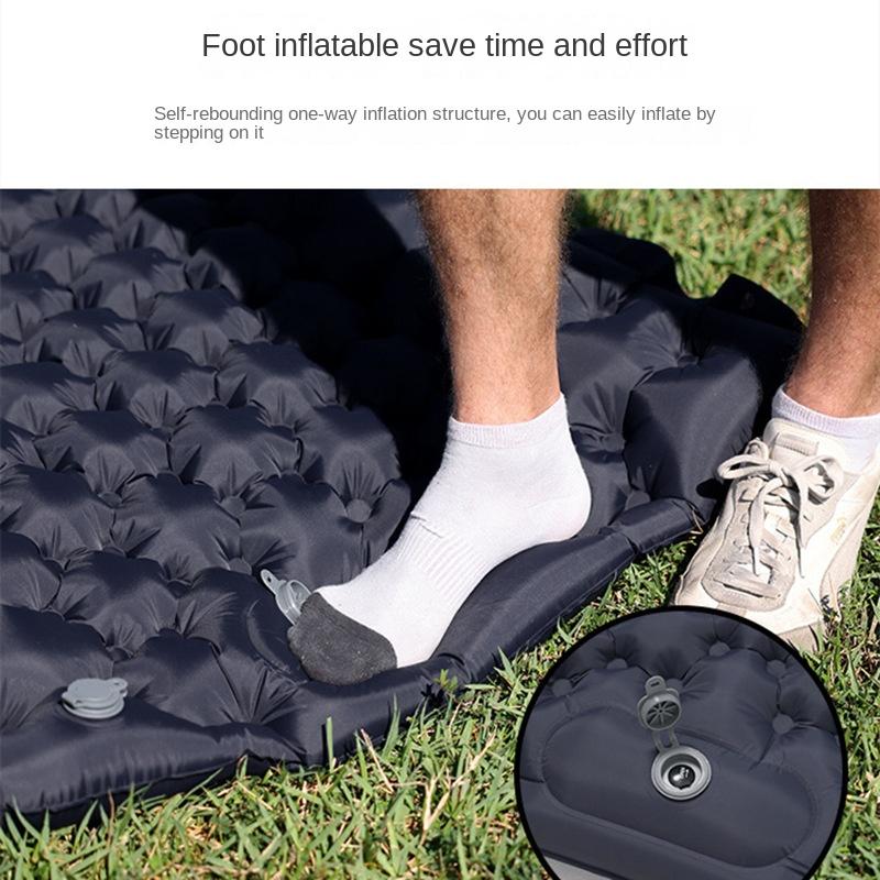 Thickened Lightweight Outdoor Foldable Portable TPU Waterproof Tent Nap Mattress for Picnic Barbecue Beach Use Single/Double
