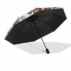 1pc Nurse Print Folding Umbrella | Elegant Design, Fashionable Accessory, Durable Construction, Sturdy Ribs yy251107009