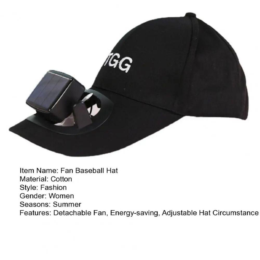 USB Charging Fan Baseball Hat with Cooling Fan Sun Protection Cap Casual Fan Sunhat  Men Women