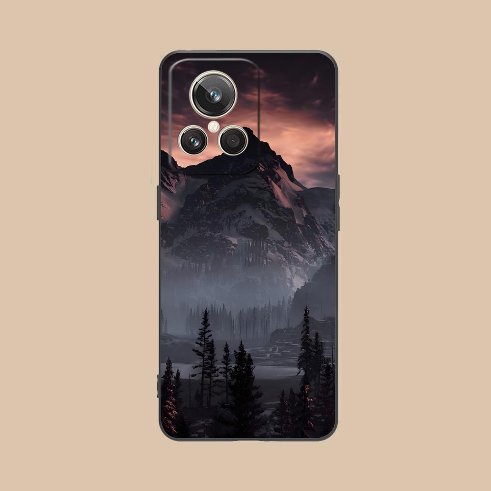 Mountain Forest Mobile Phone Case for Realme 15 14 13 12 11 10 9 Pro Plus T i Lite 5G Colorful Printing Cover Pretty Cellphones