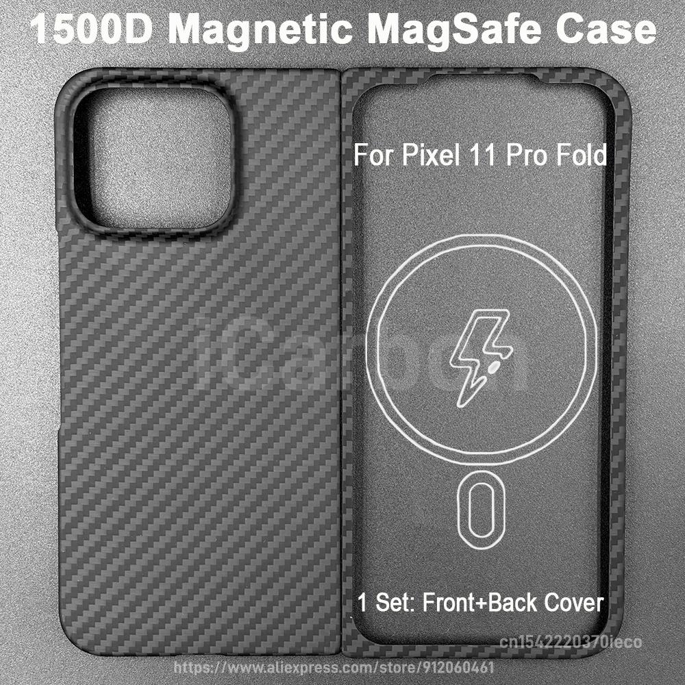 For Google Pixel 11 Pro Fold Magnetic Case Aramid Carbon Fiber Case MagSafe Compatible Ultra Thin Lightweight Aramid Fiber Cover