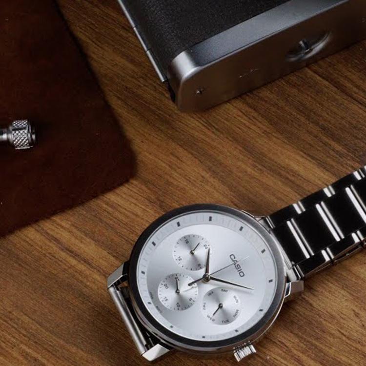 CASIO Men Standard Series Silver Watch MTP-B305D-7EV MTP-B305D-7EV