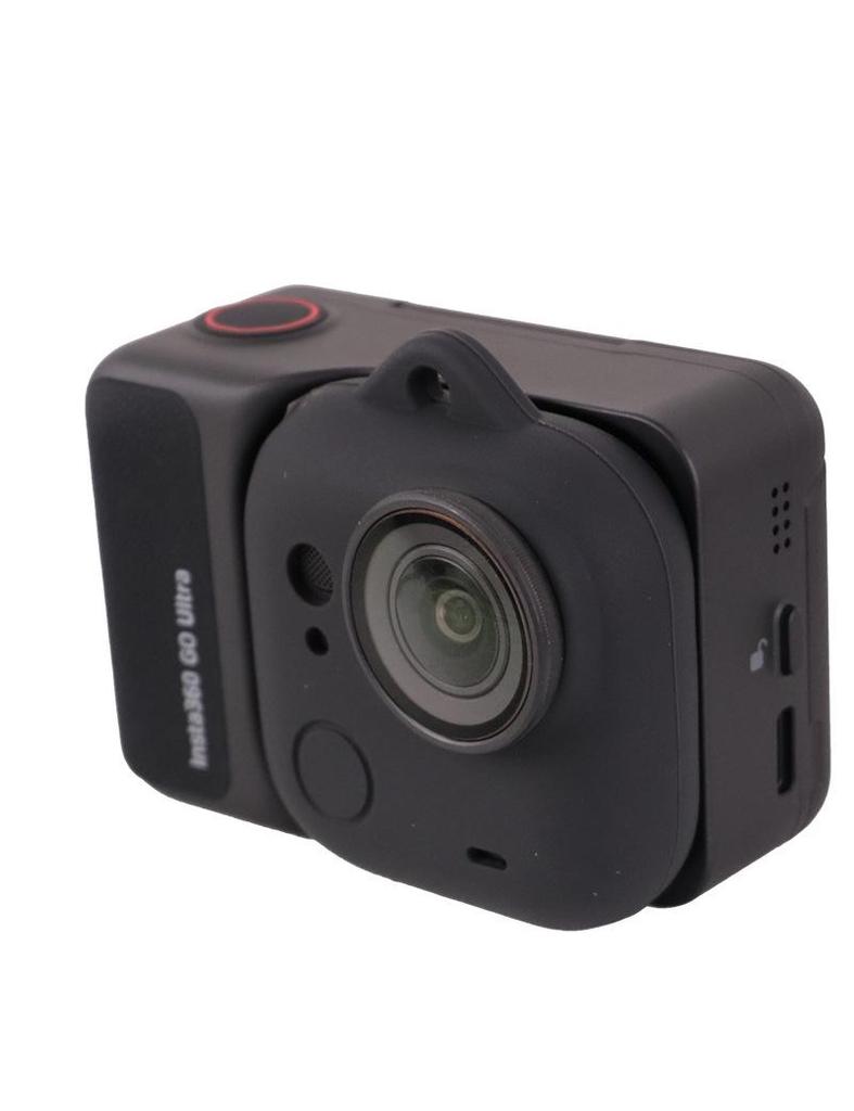 Insta360GoUltra Silicone Case: Anti-fall Shell with Lens Cap & Lanyard