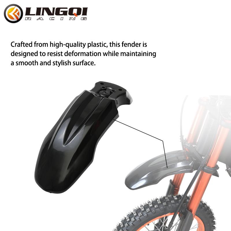LINGQI Motorcycle Front Fender Mudguard Cover Fairing Kits Protection Fenders For CRF50 Motocross Pit Dirt Bike Tuttio Parts