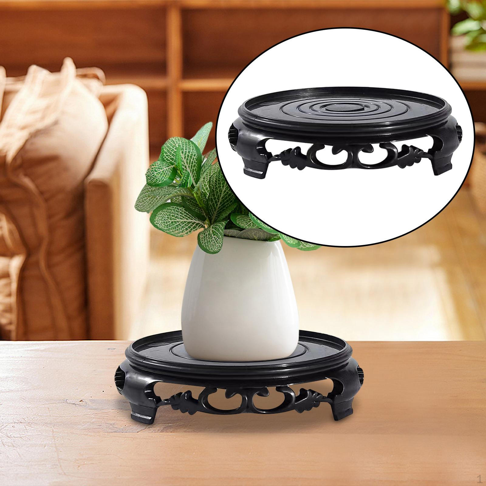 

Прочная пластиковая подставка для цветочного горшка — универсальный держатель для растений для внутреннего декора 20.1cm
