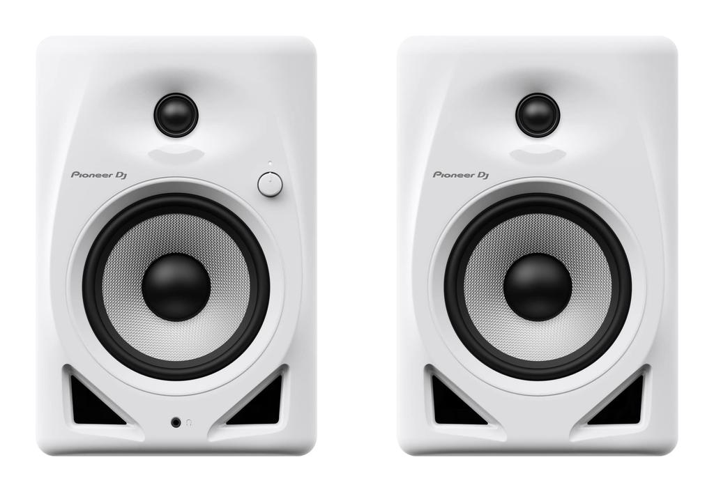 Pioneer DJ 5palcový 2pásmový aktivní monitorový reproduktor DM-50D-W (Bílý) Bílý