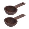 Walnuss Kaffeelöffel Eleganter Holzlöffel Kaffeezubehör Walnuss Teelöffel Kaffeezubereitung