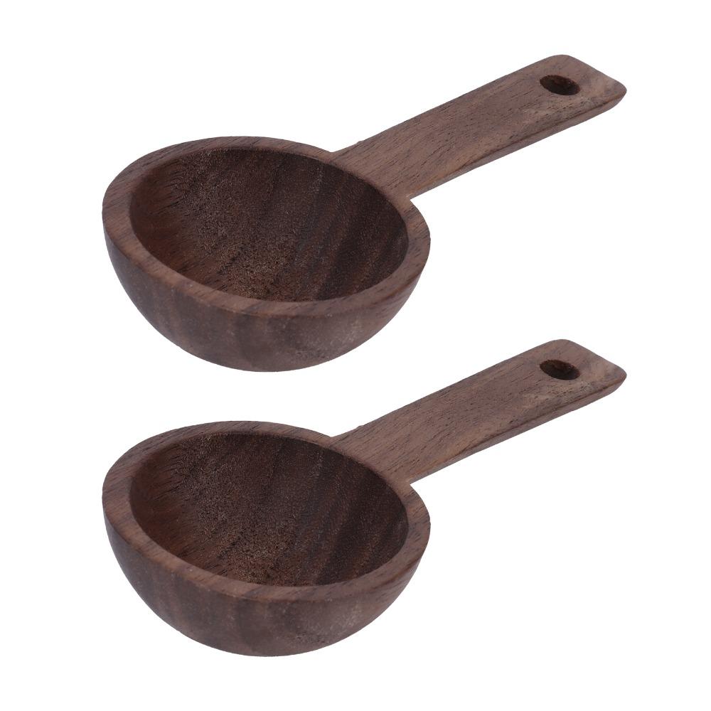 Walnuss Kaffeelöffel Eleganter Holzlöffel Kaffeezubehör Walnuss Teelöffel Kaffeezubereitung