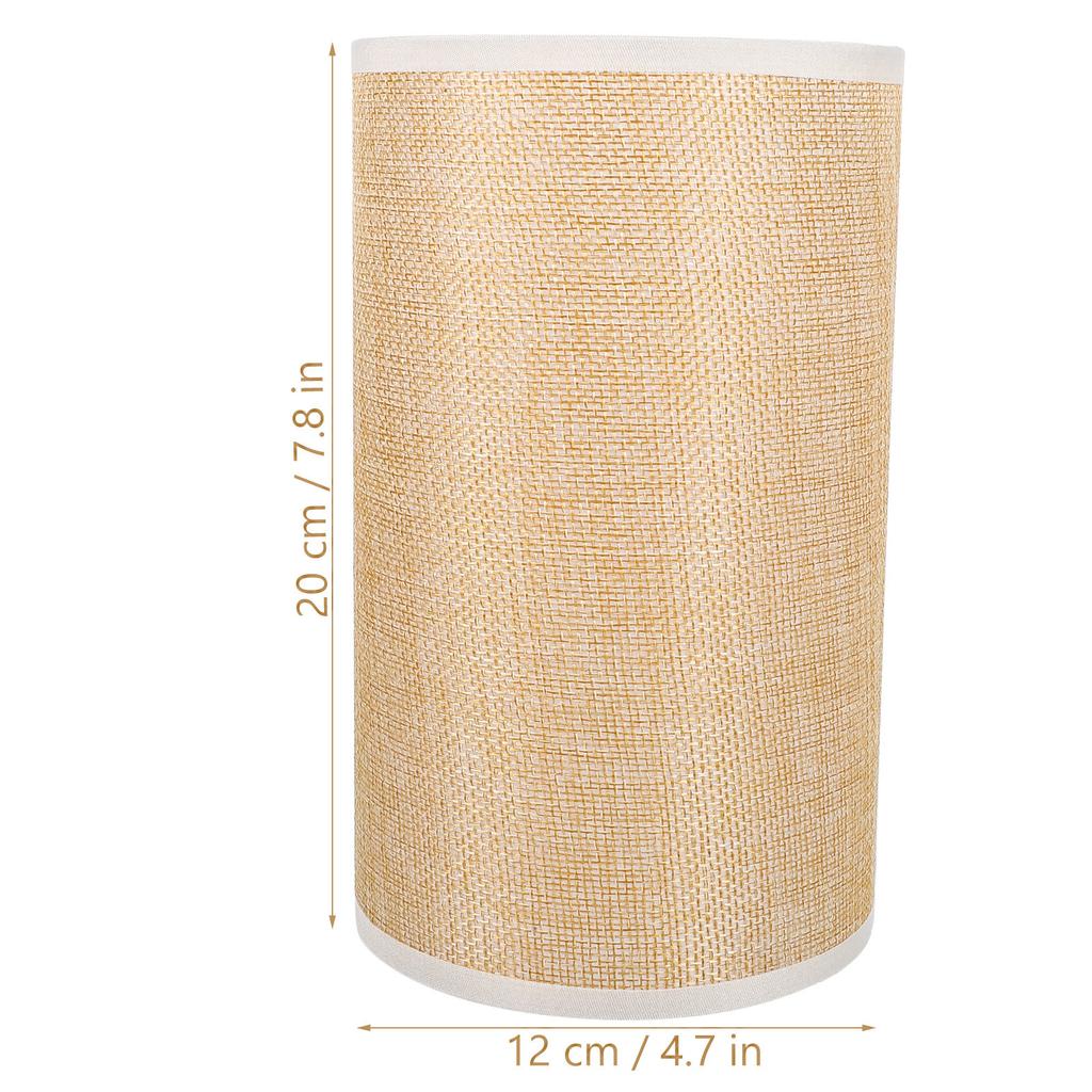 1Pcs Linen Lampshade Cloth Ceiling Pendant Lamp Shade for Living Room Bedroom Eye-Friendly Light Diffusion Insect Protection