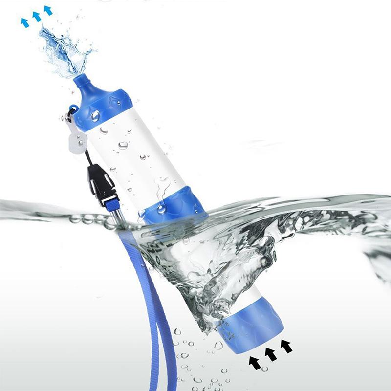 Depuratore d'acqua all'aperto Campeggio Escursionismo Emergenza Vita Sopravvivenza Filtro acqua purificatore portatile