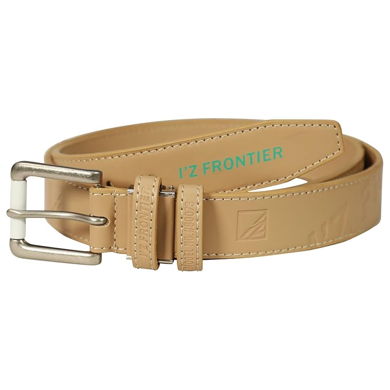 

I Z FRONTIER Eyes Frontier Limited faux leather one pin belt dessert beige 90073 08 F