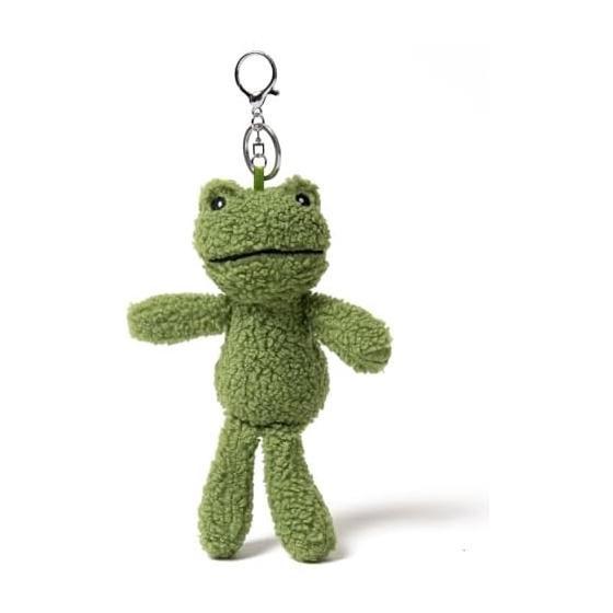 [Wego] Mokomoko Kero-chan Plush Toy Keychain Frog Cute Gift Present Ladies