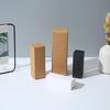 Rectangular Kraft Cosmetic Skincare Packaging Box, Thick Black & White Cardboard Folding Box