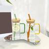 Drinking Clear Glasses Birthday Gifts for Iced Cold Beverages Green