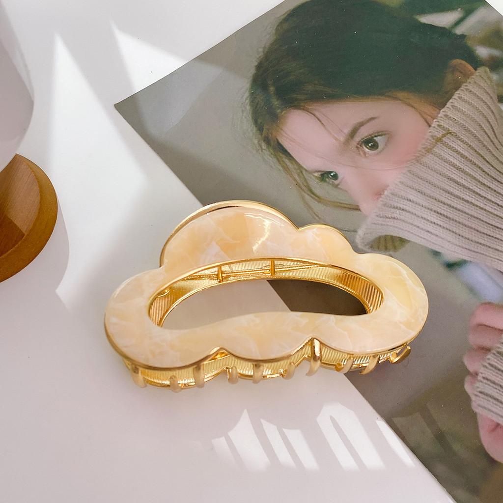 Große Elegante Minimalistische Haarspangen aus Hochwertigem Acryl für Frauen