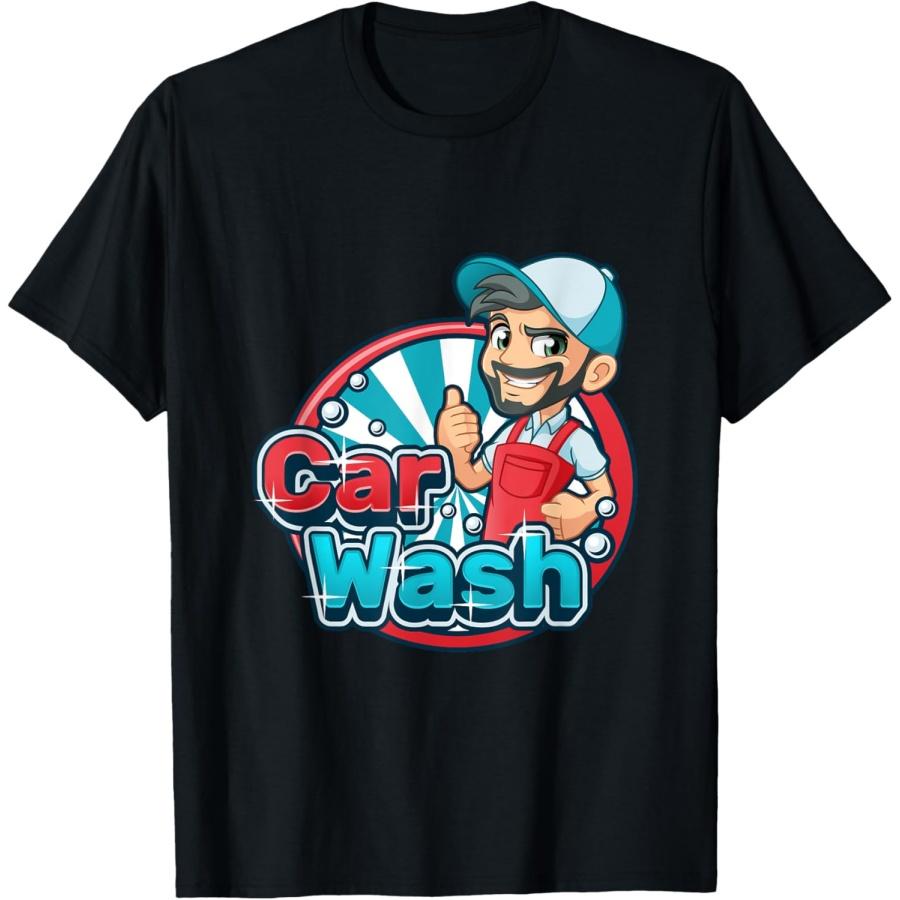 Car wash employee, car wash worker, designer car wash T-Shirt XXXXXL чёрный