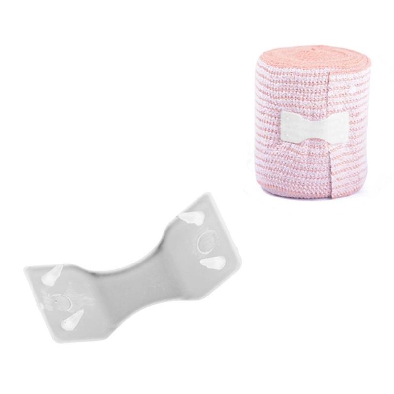 100 Pcs Elastic Aluminum Bandage Clips Stretch Metal Clips Replaceable Elastic Bandage Wrap Clips for Bandages