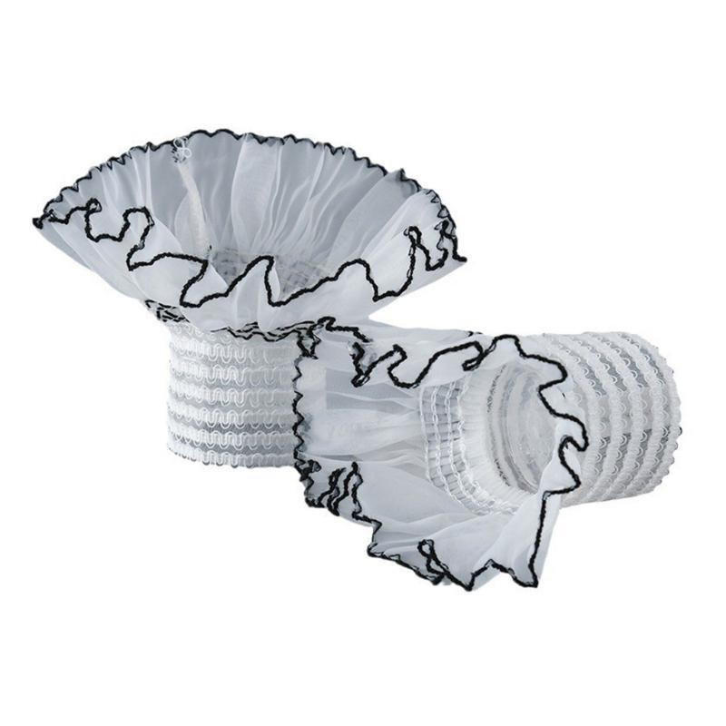 

Faux Sleeves Decorative Sleeves Sweater Lace Cuff Ruffle False Sleeves Cuff Extension Universal Easy Wear Lace Cuffs 1