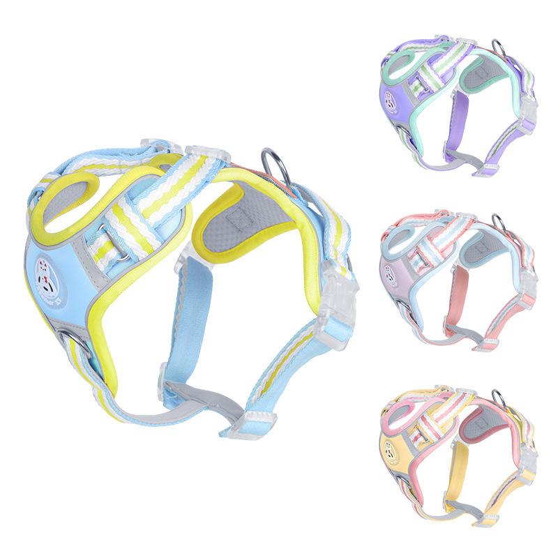 Dog Leash Pet Walking Dog Leash Leash Puppy Teddy Corgi Vest Chest Strap Anti-break Practical Household Product