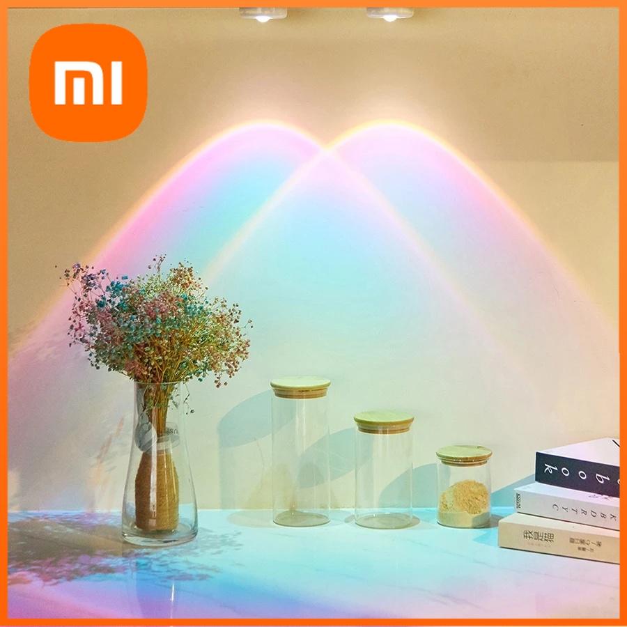 Xiaomi Bedroom Decor Lights Touch Sunset Lamp Cabinet Ambient Night Light for Wall Lamps Kitchen Closet Cupboard Decoration Lightinng