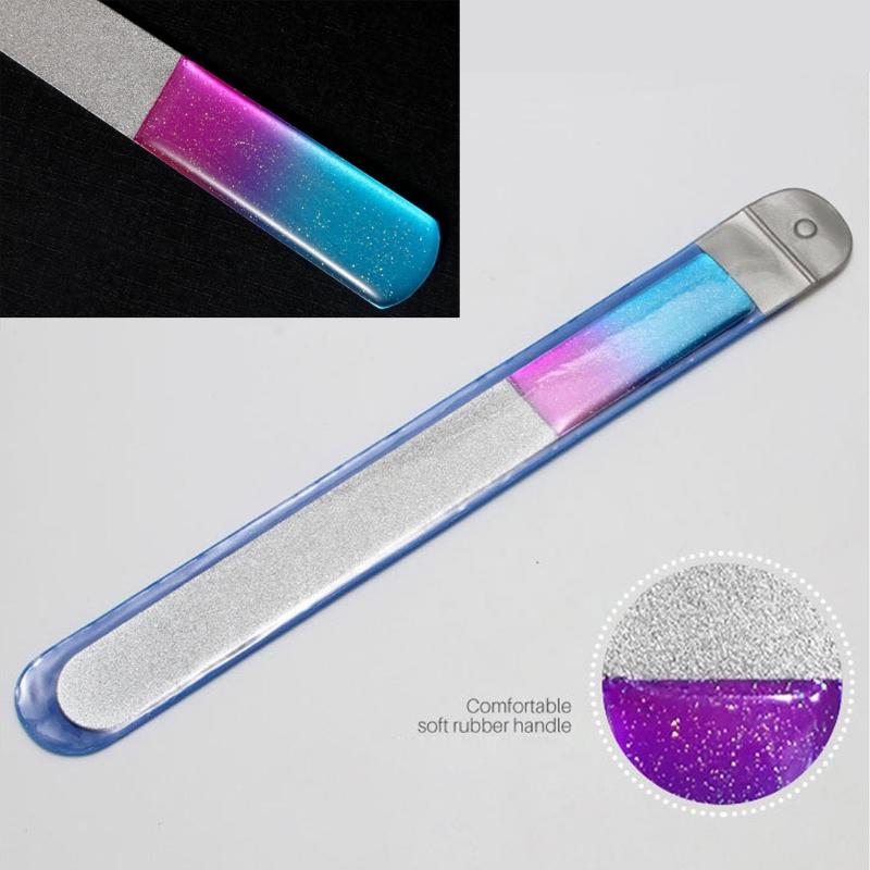 Stainless Steel Smooth Buffer Epoxy Resin Polisher Resin Polishing Strip Tools Metal Nail Art Double Sided File Manicure