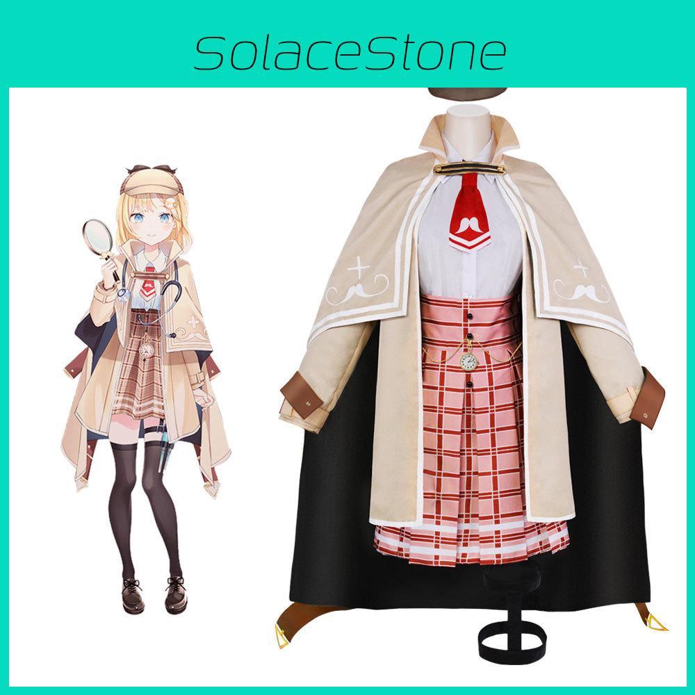 Amelia Watson Vtuber Hololive Cosplay Costume For Anime Fans In Stock