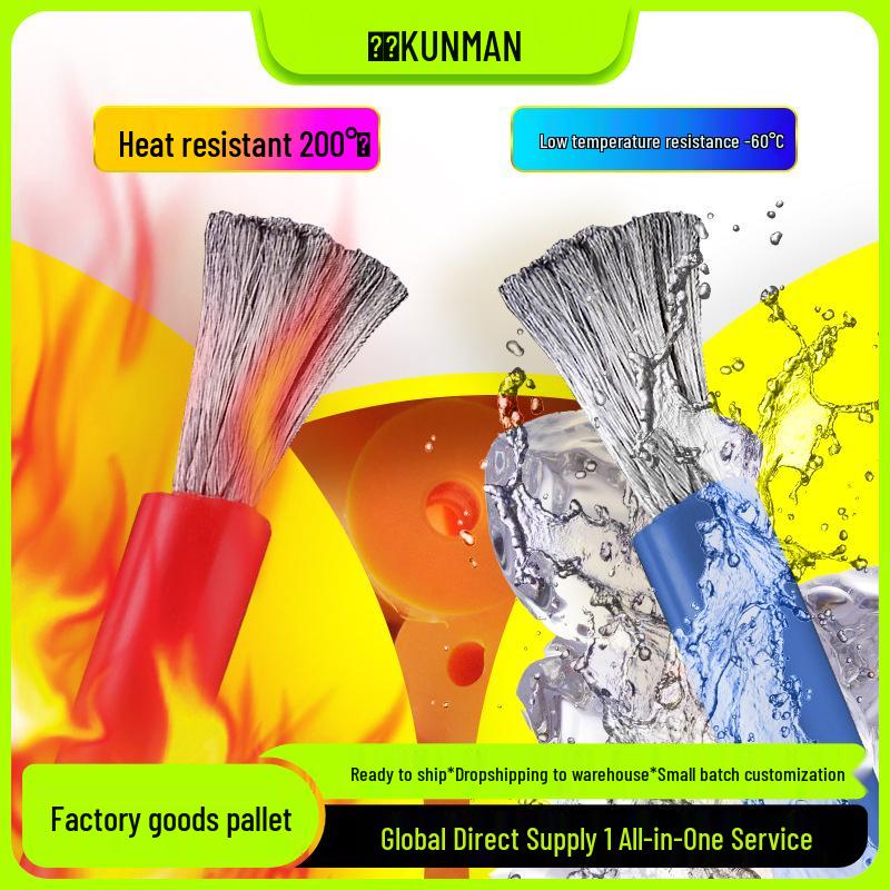 Extra Soft High Temp Silicone Wire 30-16AWG for Robotics, Drones & Electric Vehicles