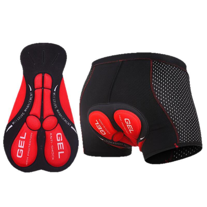 Breathable Mountain Bike Shorts with Sweat-Wicking and Padded Silicone Shock-Absorption
