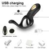 Penis Ring Vibrating Clitoris Stimulator G Spot Massager Delay Ejaculation Vagina Orgasm Massageador Anal Vibrator Adult Product