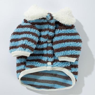 Podzimní a zimní oblečení pro mazlíčky fleece dvoubodové teplé štěněcí fleece psí oblečení