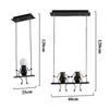 E27 Nordic Iron Little Man Pendant Lamp Creative Art Swing Man Hanging Pendant Light Kids Baby Children‘s Room Chandelier Decor
