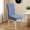 Waterproof Fabric Chair Cover Leaf Pattern Jacquard Chair Seat Slipcover Piain Dining Seat Case with TPU Membrane Restaurant