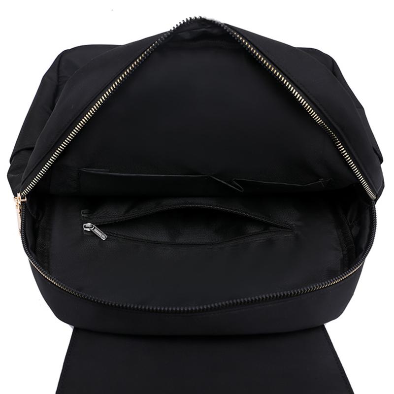 Hohe Qualität Nylon Wasserdichte Rucksack Frauen Casual Lides Schulter Tasche Niet Dekoration Schule Taschen Für Jugendliche Mädchen Mochilas