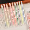 Fournitures de bureau et scolaires Stylo Marqueur Créatif Double Tête Deux Couleurs Lot de 6 Stylo Marqueurs de Phrases pour Étudiants Kawaii Papeterie