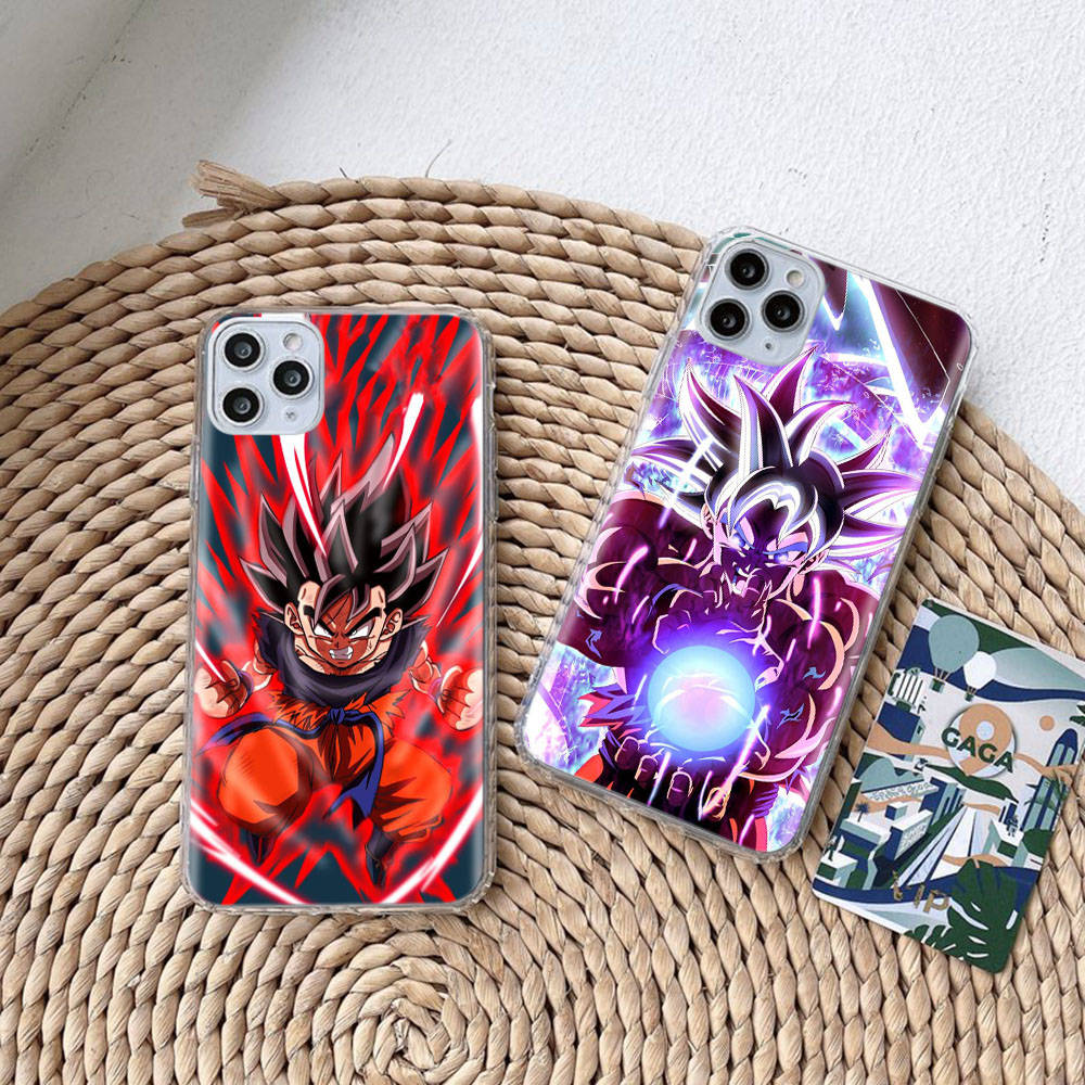 DT36 Dragon Ball Case for Samsung A04 A14 A23 A34 A54 M23 M33 M52 M53 Realme 10 9 C30S C35 C55 VIVO Y02S Y21 Y33S Y51 X80 Pro Clear Cover