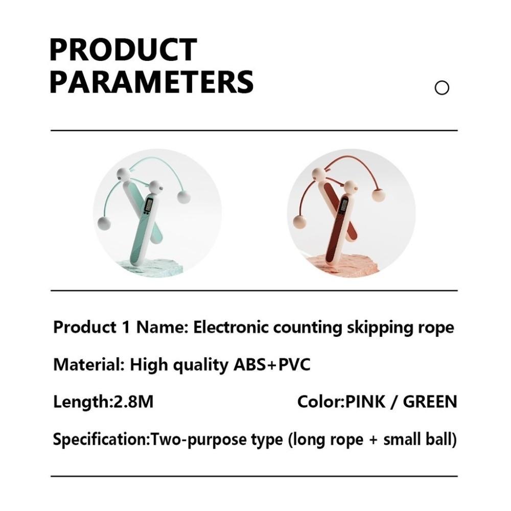 Adjustable Cordless Counting Skipping Rope with Counter Skipping Ropes  Unisex