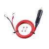 Lighter Plug To O-Ring Terminal Bakelite Car Charger 6.3mm Copper Terminal 12V 15A Car Inverter Charger
