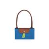 Longchamp Le Pliage 31 Tote Bag Dames Tote Bag Goud Kobaltblauw L1899089P78