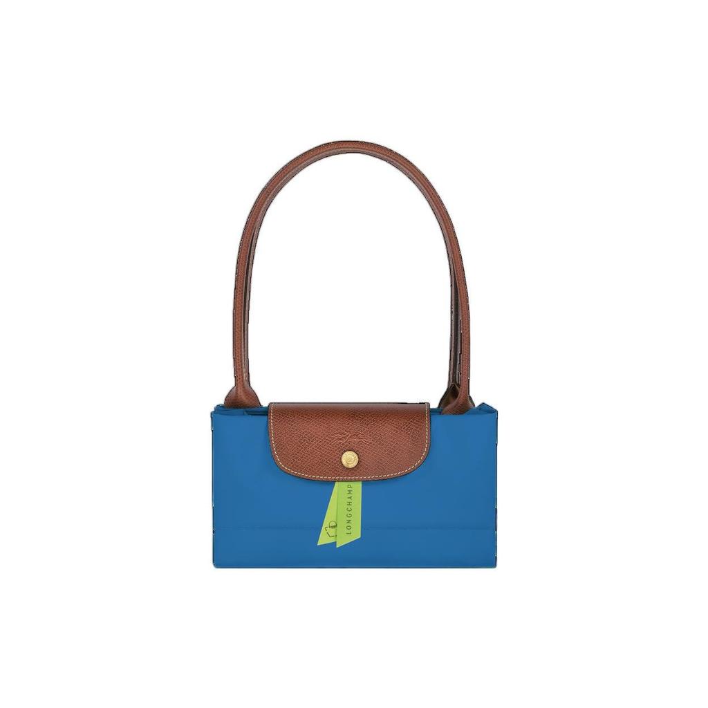 Longchamp Le Pliage 31 Tote Bag Dames Tote Bag Goud Kobaltblauw L1899089P78