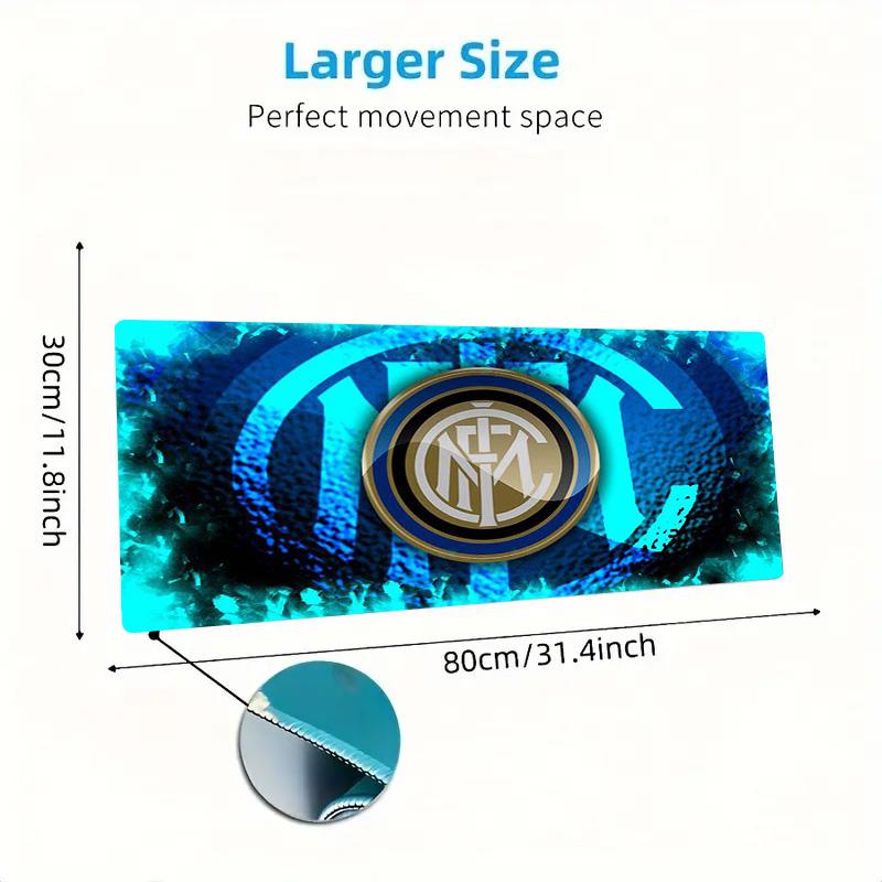 INTER Color Mouse Pad Large Gaming Table Cushion Non-slip Laptop Tablet Big Mousepad XXL Mat Mini PC Playmat With Lock edge