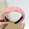 Elegant Knotted Fabric Hairband Women Wide Headband Hair Styling Accessories